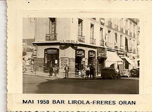 ORAN 1958 LE BAR LIROLA  (2)